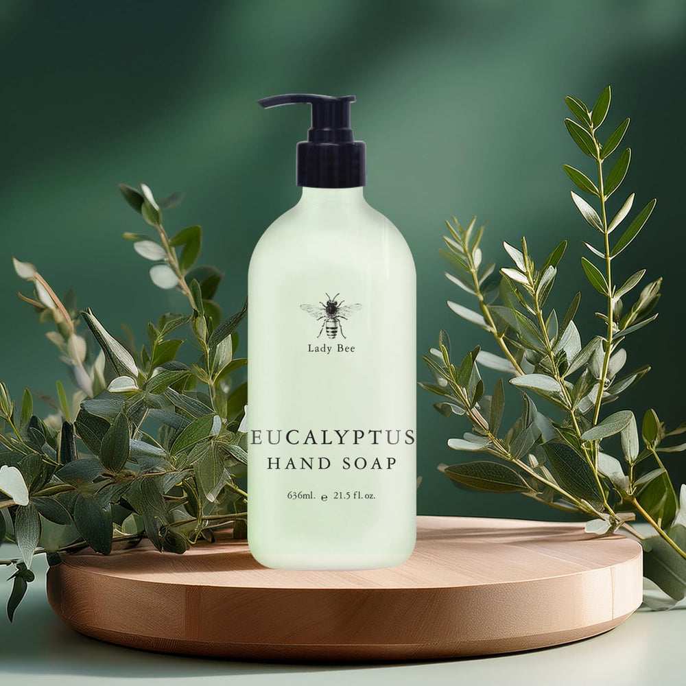 Lady Bee Lavande pompe, parfum apaisant pour les mains après le travail.
