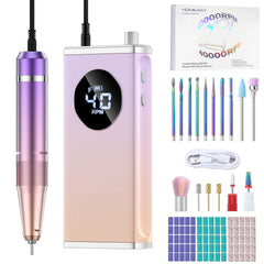 HOMEASY perceuse ongles électrique 40000rpm précision rapide pour gel et acrylique