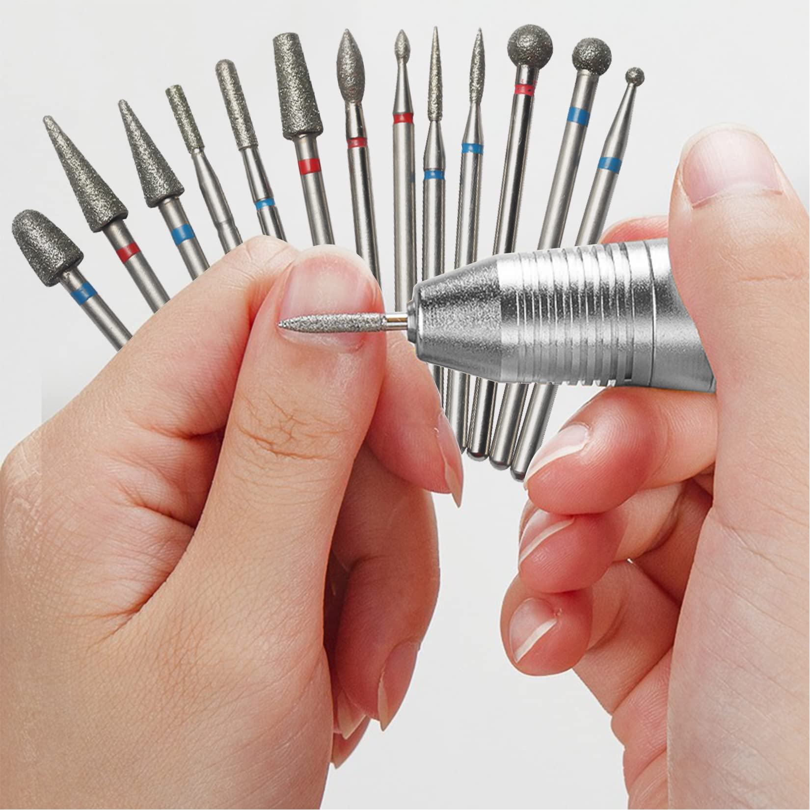Homeet ensemble forets manucure tungstene — 30 pièces pour diverses finitions.