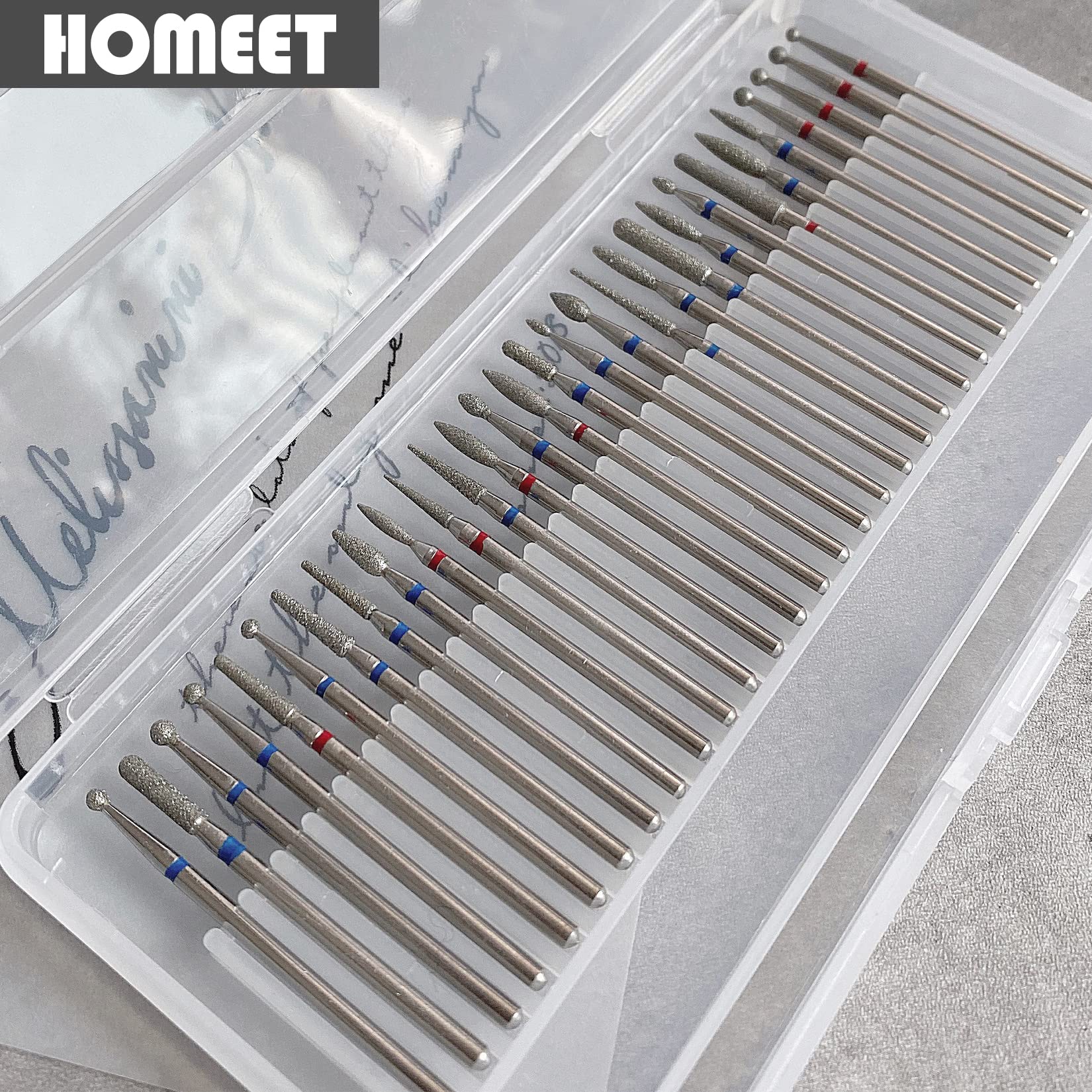 Homeet forets pour machine manucure 2-35mm — compatibilité universelle.