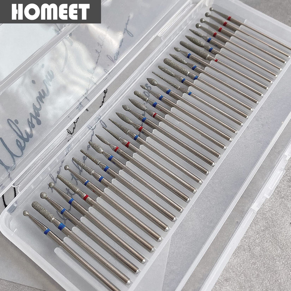 Homeet forets pour machine manucure 2-35mm — compatibilité universelle.