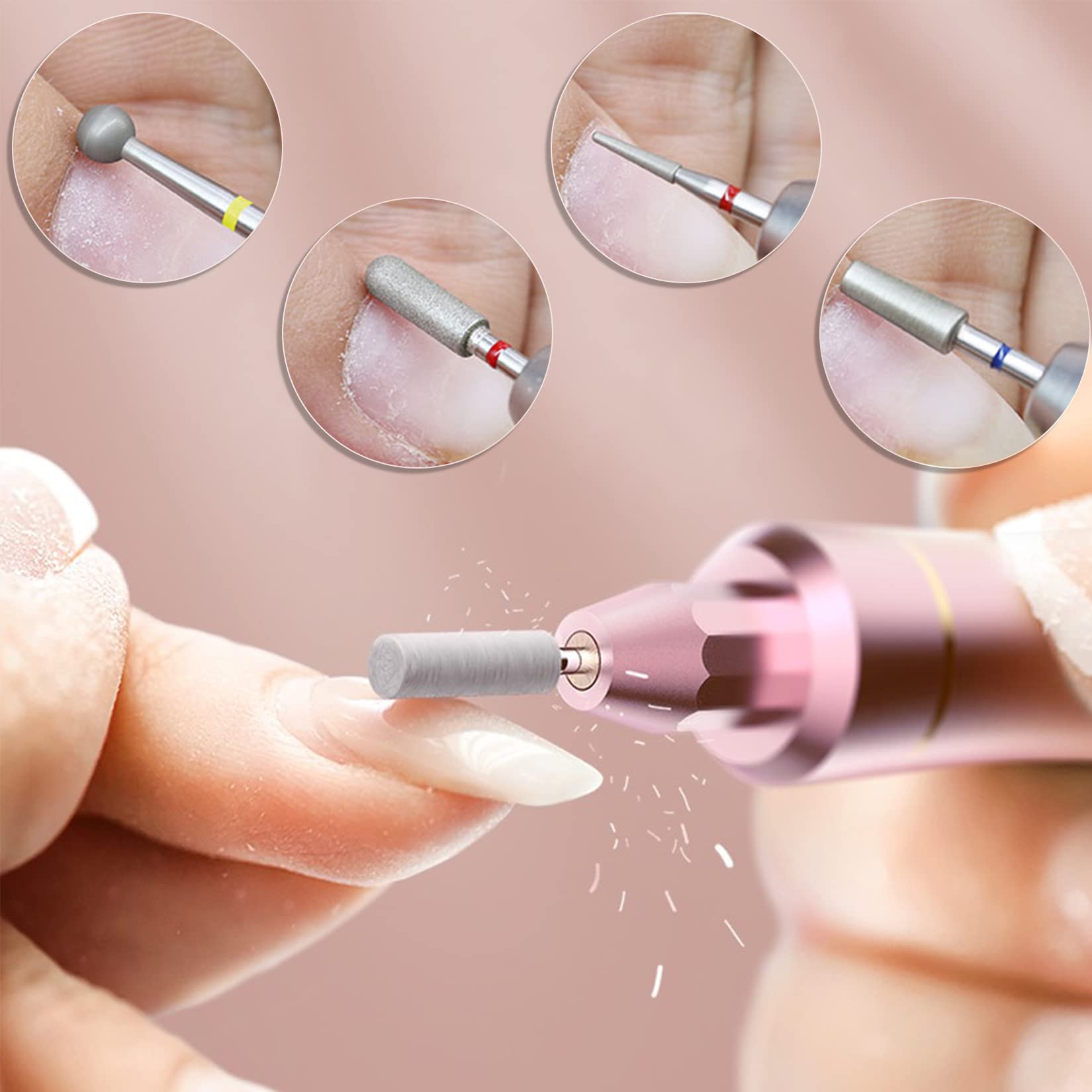 Homeet forets pour ongles naturels et artificiels — utilisation polyvalente.