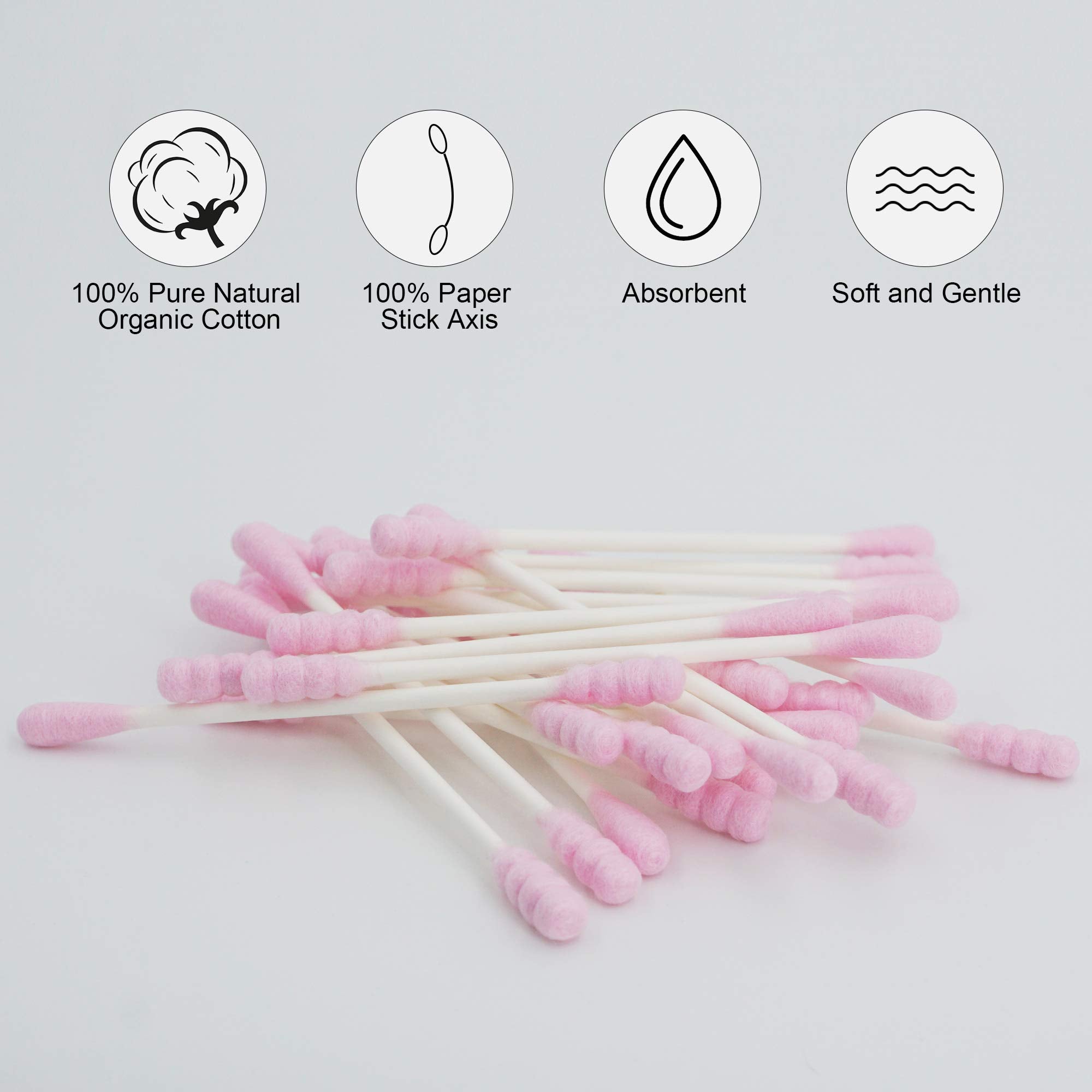 HOMEFOX coton spirale rose – soin visage doux et efficace.