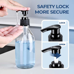 Verre clair HomePicker préserve la qualité des huiles et lotions.