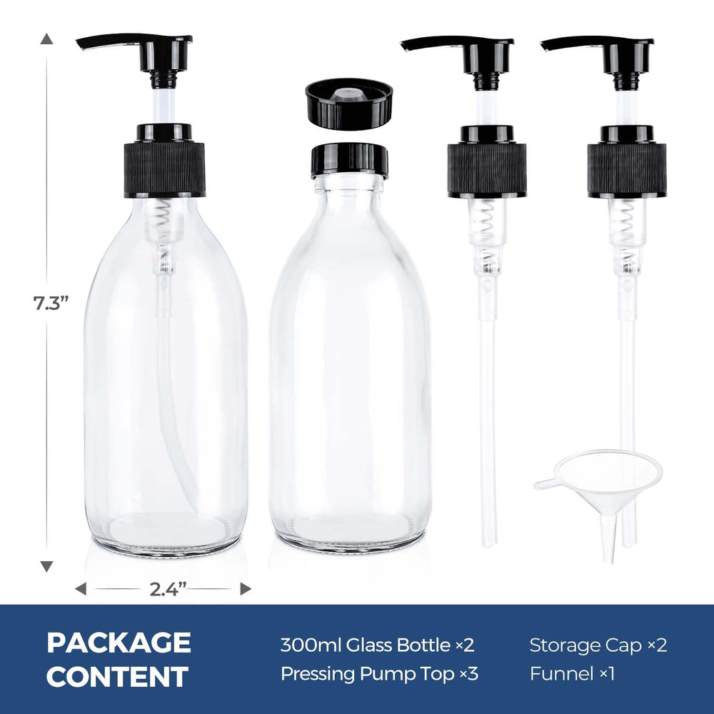 Lot de deux bouteilles HomePicker, idéal pour deux produits différents.