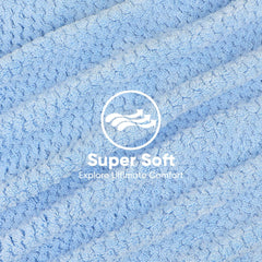 HOMEXCEL serviette microfibre cheveux 40x20, douceur pour des cheveux soyeux après lavage.