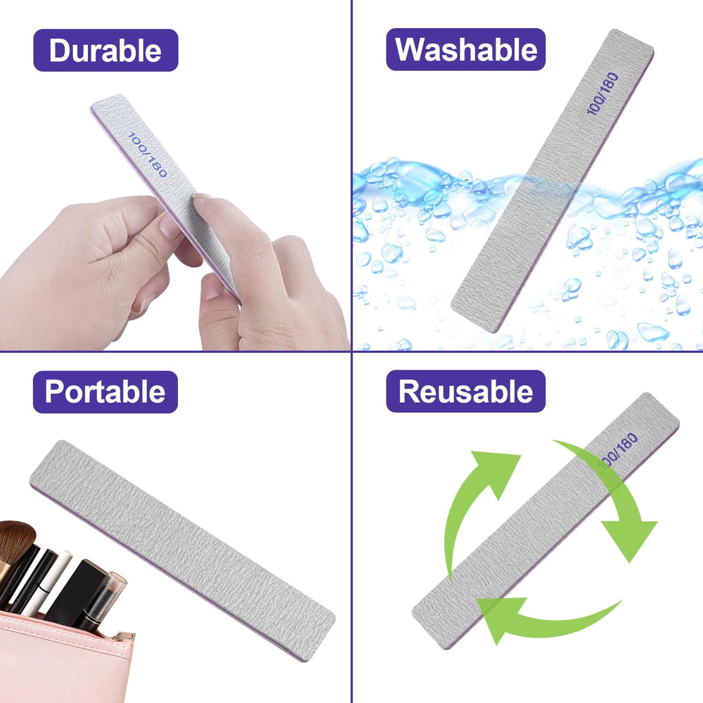 HomeyEra double-face, adaptée au polissage et à la finition des ongles.