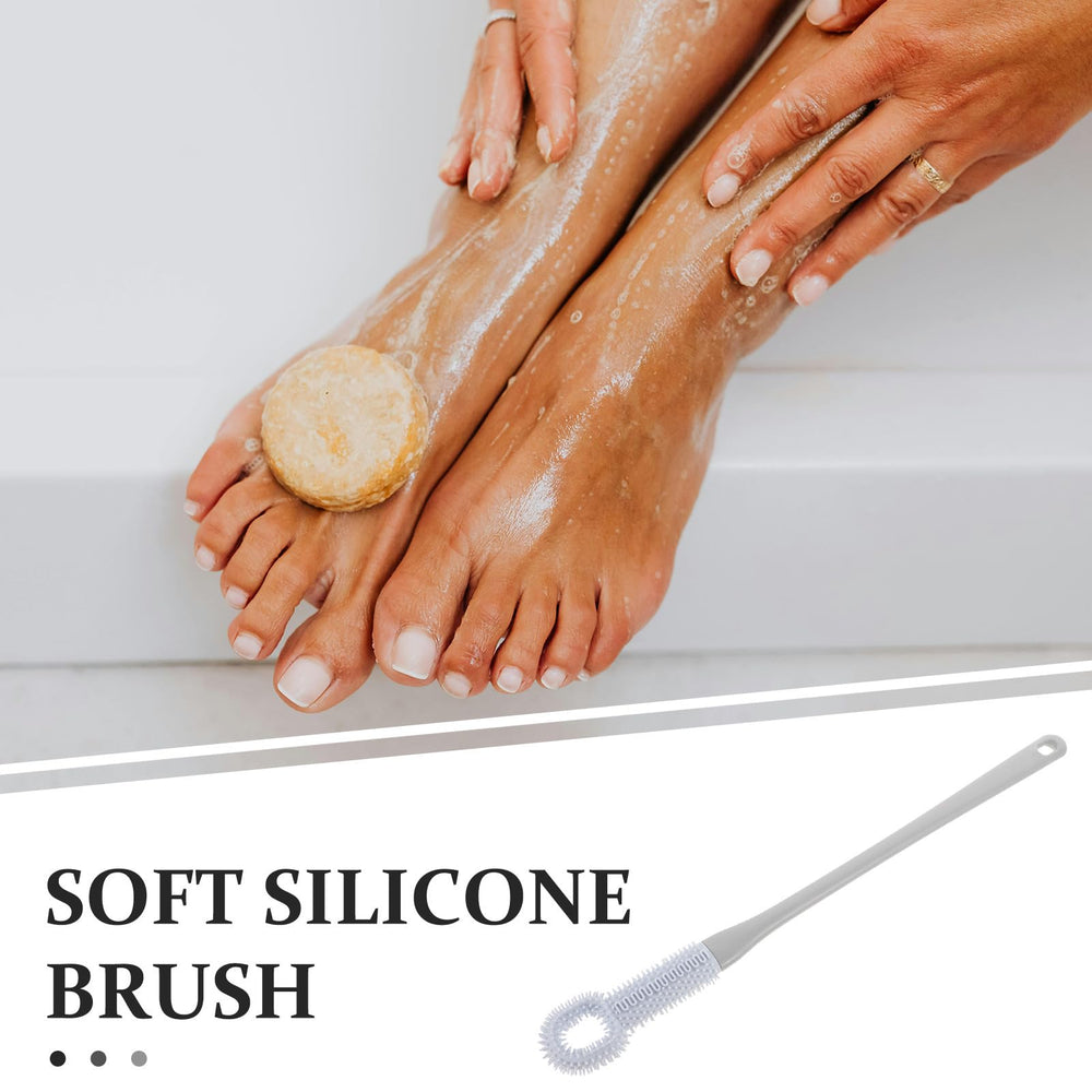 Brosse HOMOCONO nettoie entre les orteils avec ses poils souples