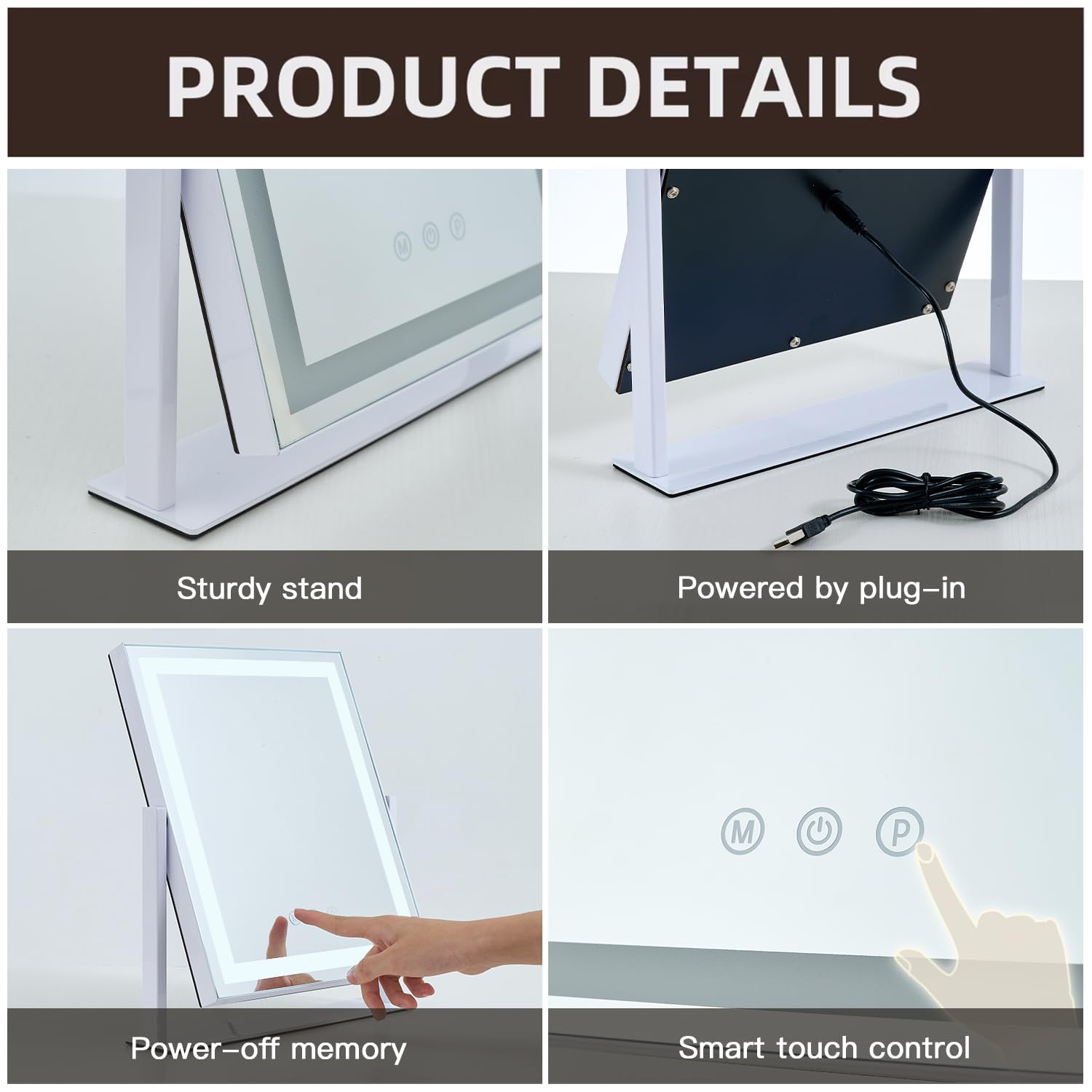 Rotation à 360° du miroir pour angle parfait