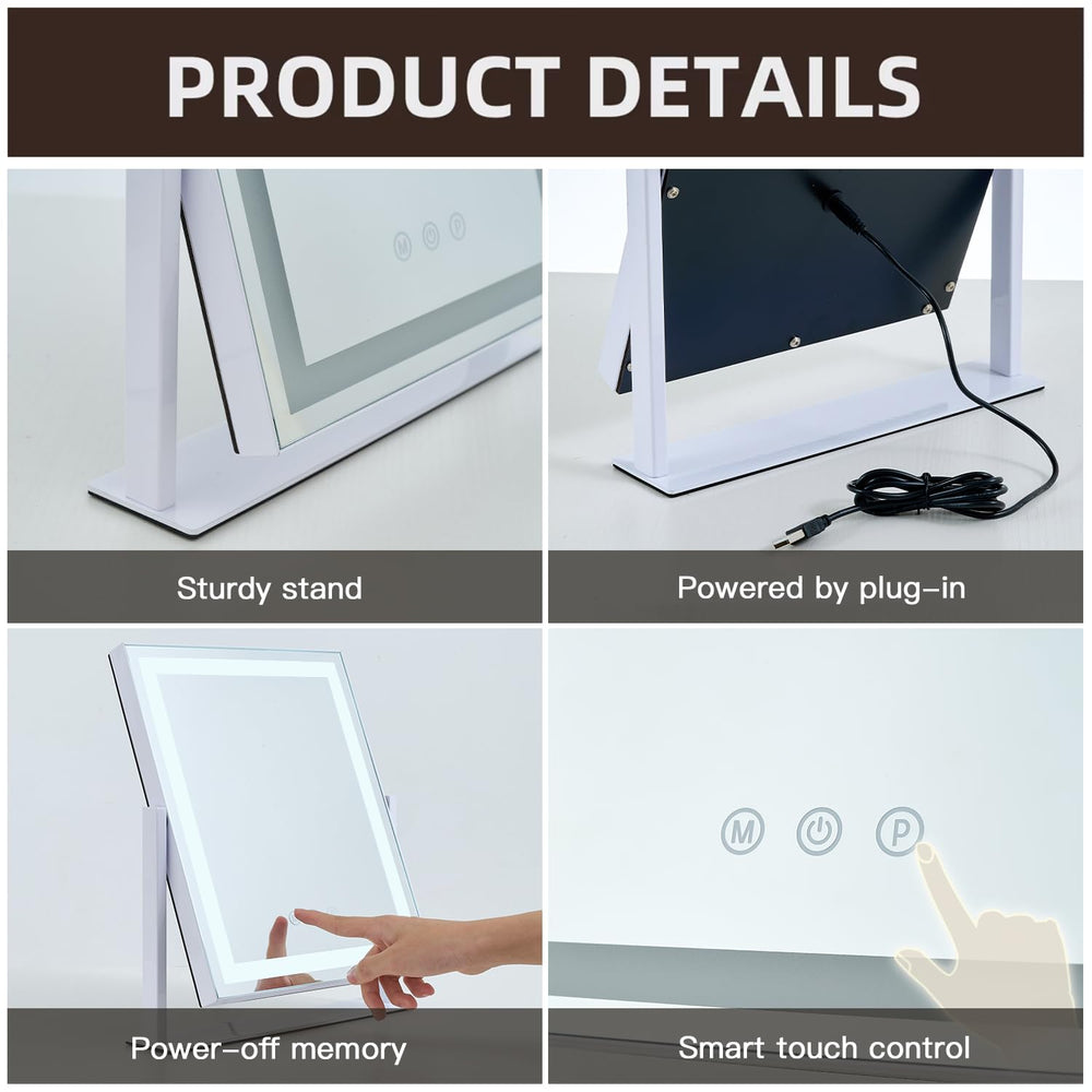 Rotation à 360° du miroir pour angle parfait