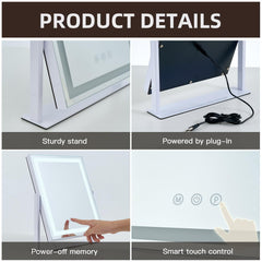 Rotation à 360° du miroir pour angle parfait