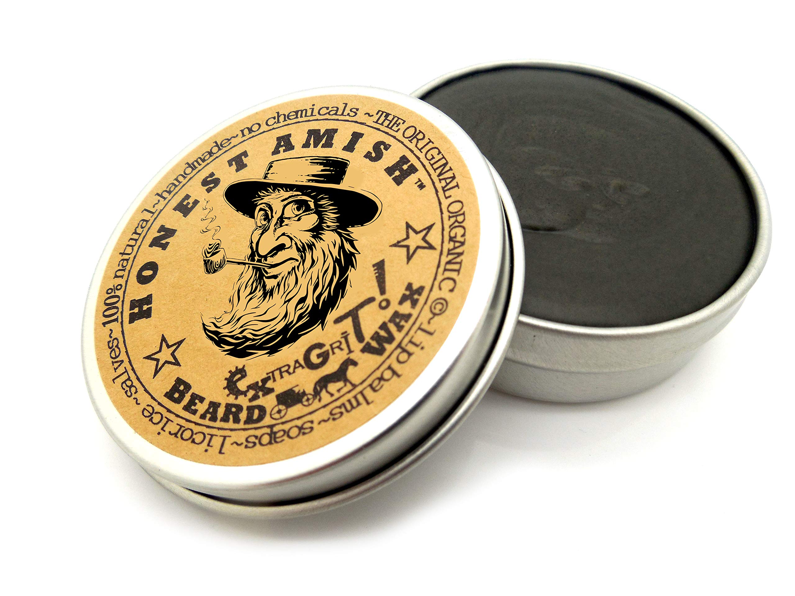 Contrôle et définition améliorés grâce à Honest Amish pour barbe.