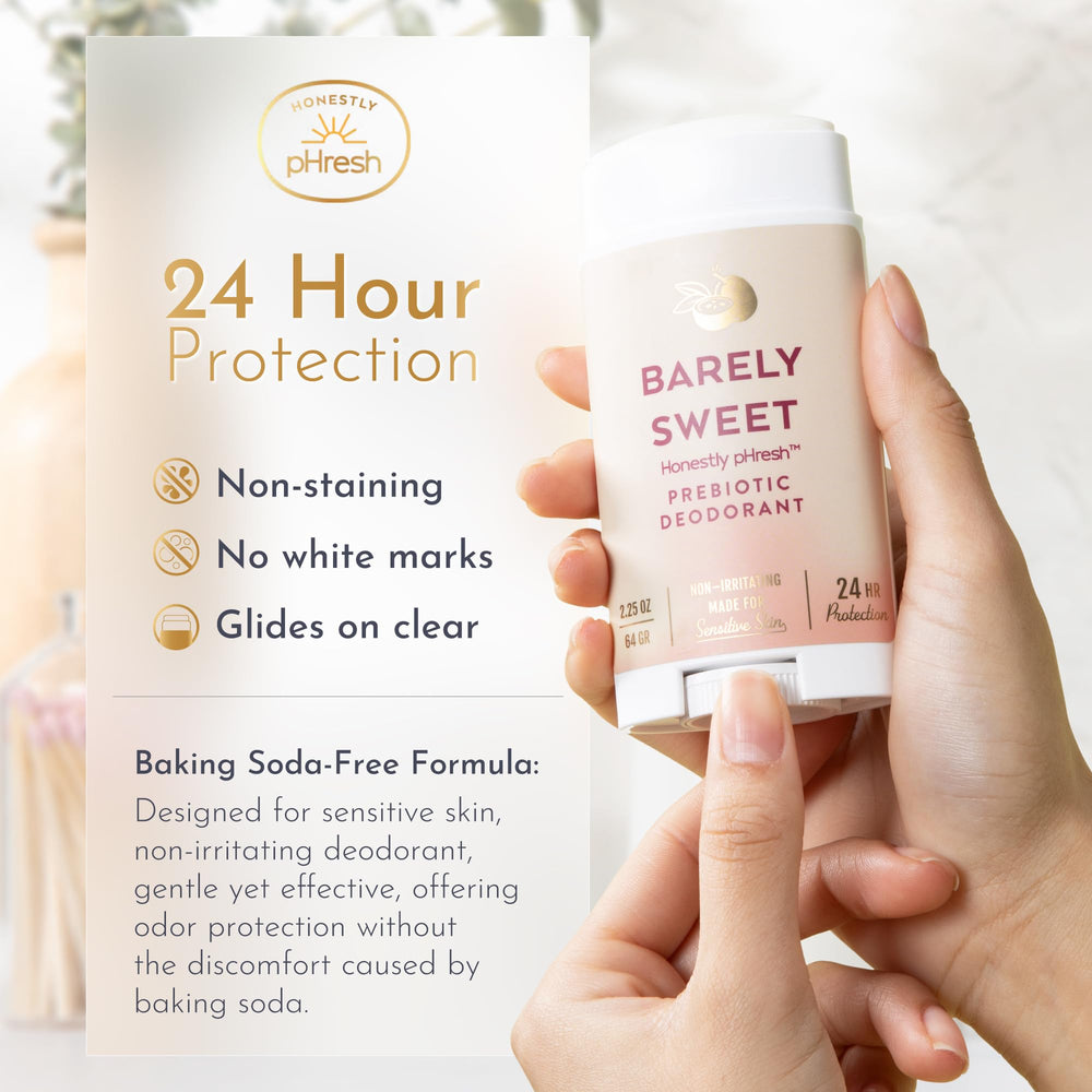 Honestly pHresh – parfum passion-fruit et bergamote, fraîcheur discrète durable.