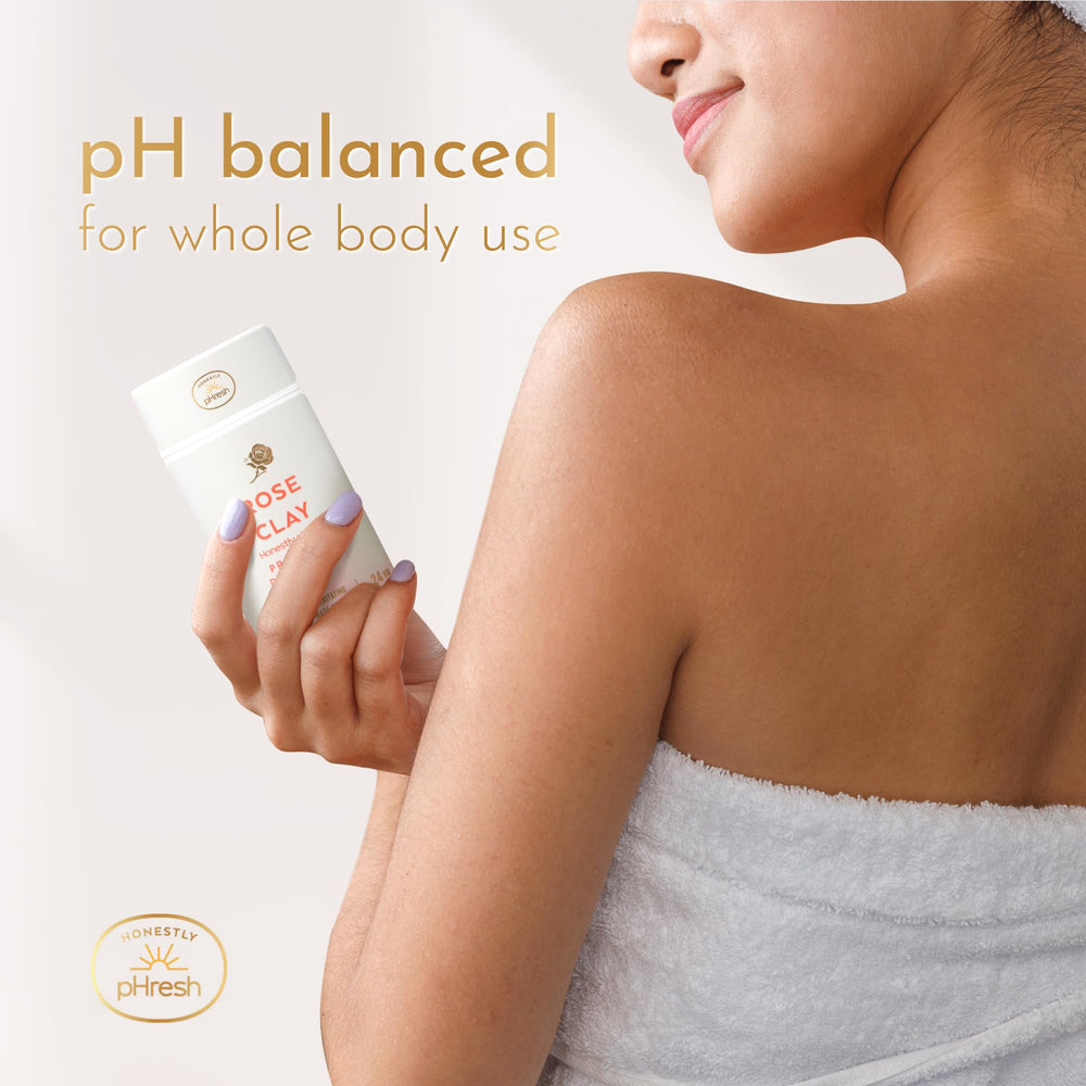 Utilisation polyvalente corps entier avec Honestly pHresh pour une fraîcheur durable.