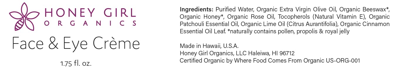 Honey Girl Organics effet-hydratation-journee: peau plus souple tout au long de la journée.