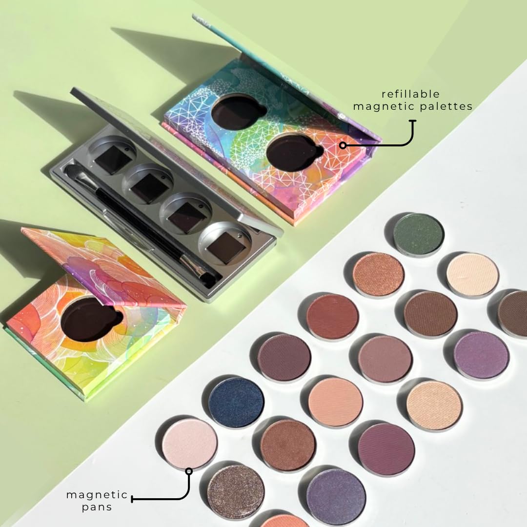 Honeybee Gardens fard recharge ballet pigmentation intense et longue tenue.