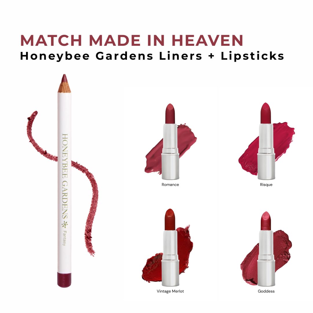 Honeybee Gardens crayon contour levres Fantasy, format compact pratique.