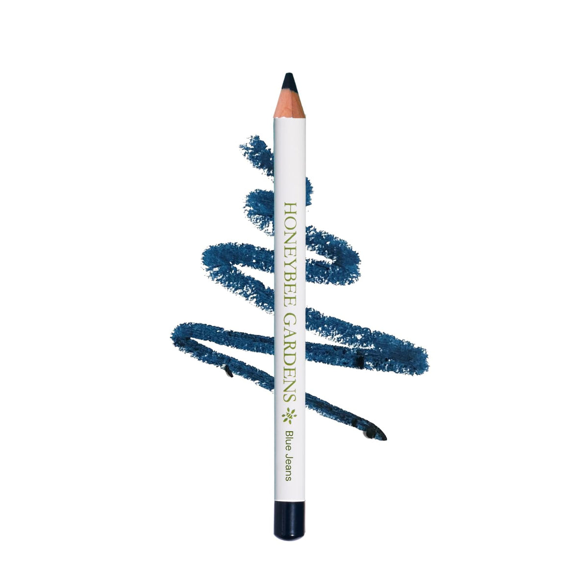 Honeybee Gardens crayon yeux bleu jeans – pointe nette pour une application précise et pigmentée.