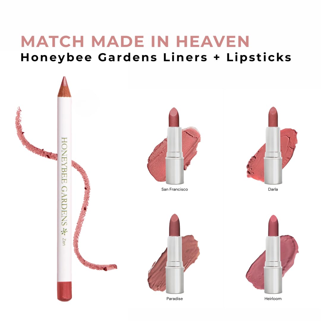 Honeybee Gardens Lip Liner Zen, parfait comme base pour intensifier une couleur.