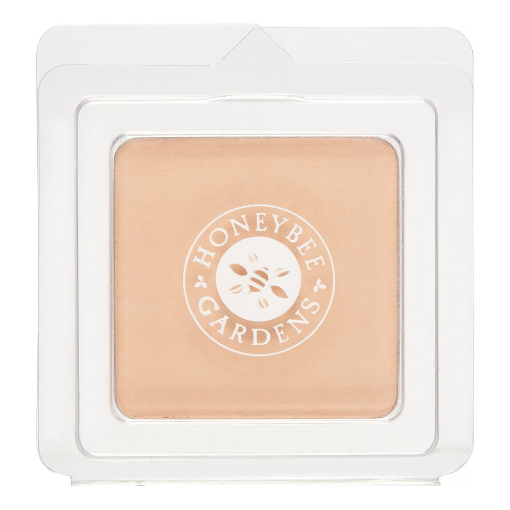 Honeybee Gardens Poudre Minérale Recharge — aperçu lumineux et texture légère pour un teint unifié