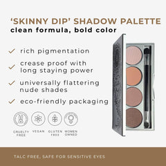 Les quatre teintes de Honeybee Gardens Skinny Dip offrent un rendu modulable.