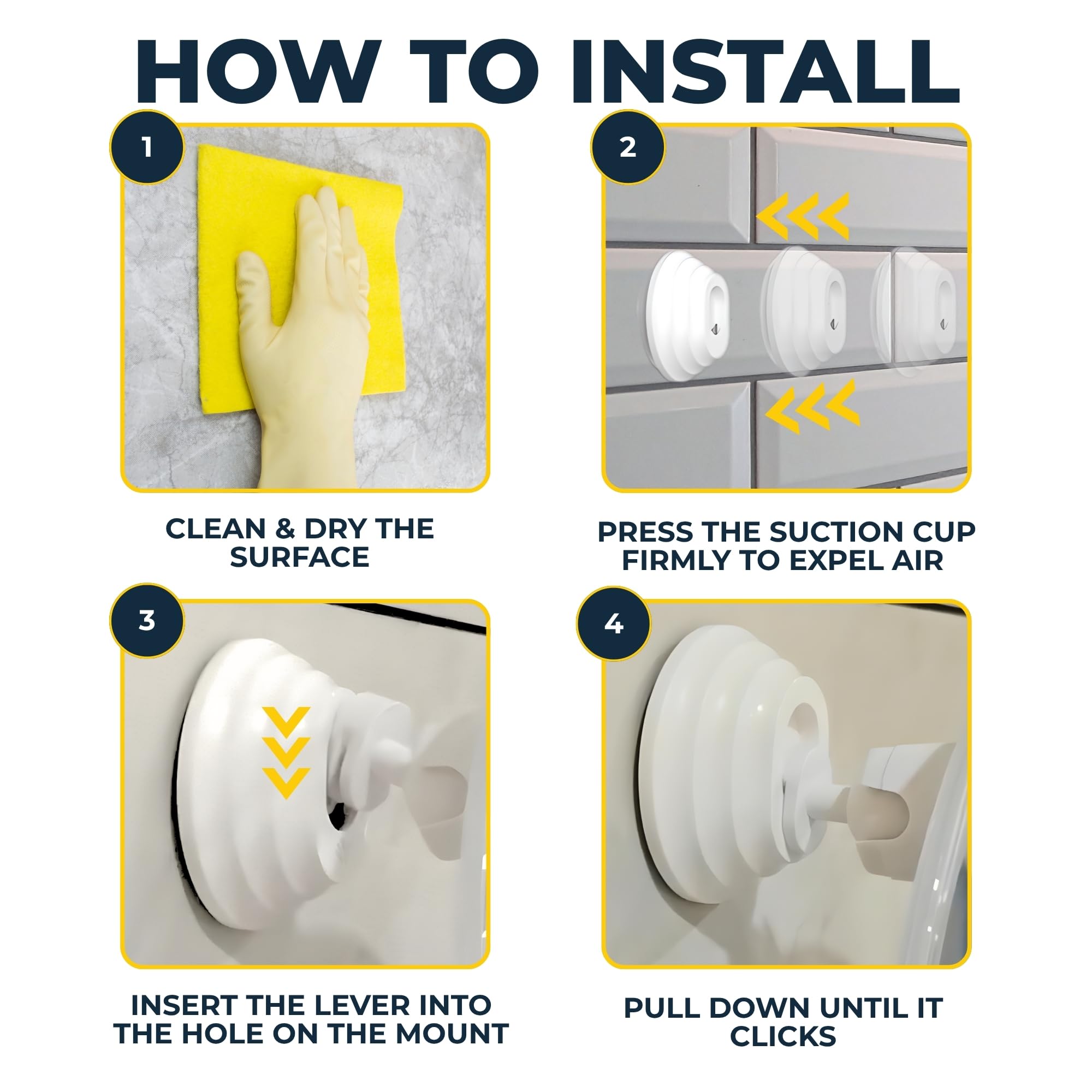 Surface anti-buée durable dans l’humidité de la salle de bains.