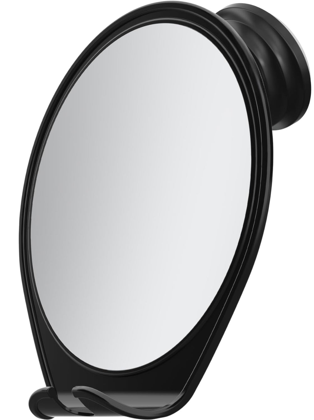 HoneyBULL miroir-douche-antibuée ventouse: reflet clair même sous vapeur.