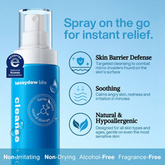 Honeydew Labs acide hypochloreux pour visage, nettoyage doux et apaisant.