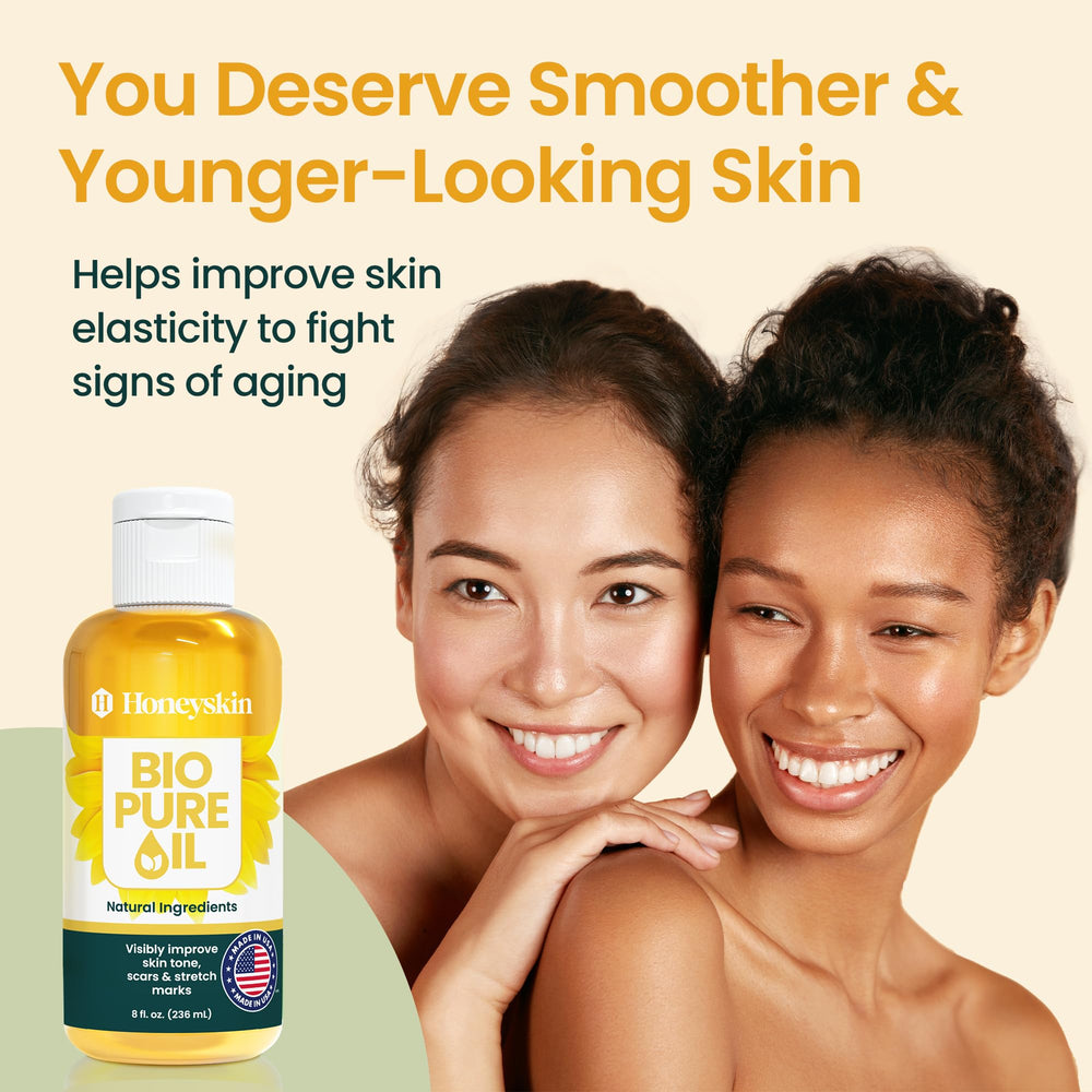 Honeyskin Bio Pure – cicatrices et vergetures, amélioration douce de l'apparence.
