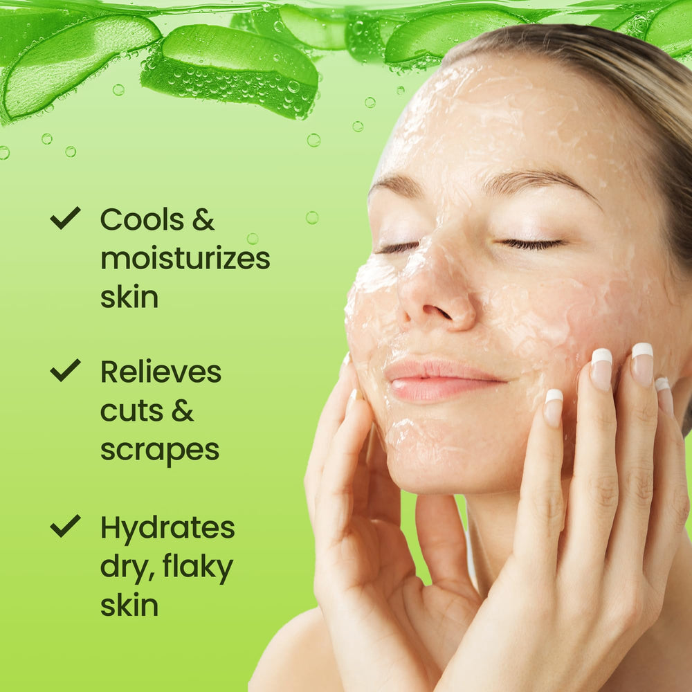 Honeyskin Gel Aloe Vera – Utilisation après soleil pour calmer l'épiderme et hydrater.