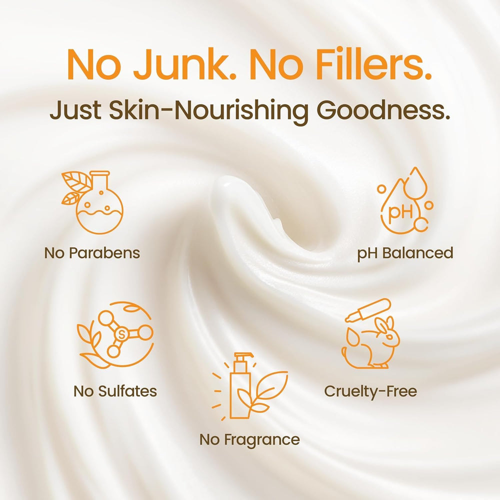Texture douce de la crème Honeyskin, peau sensible.