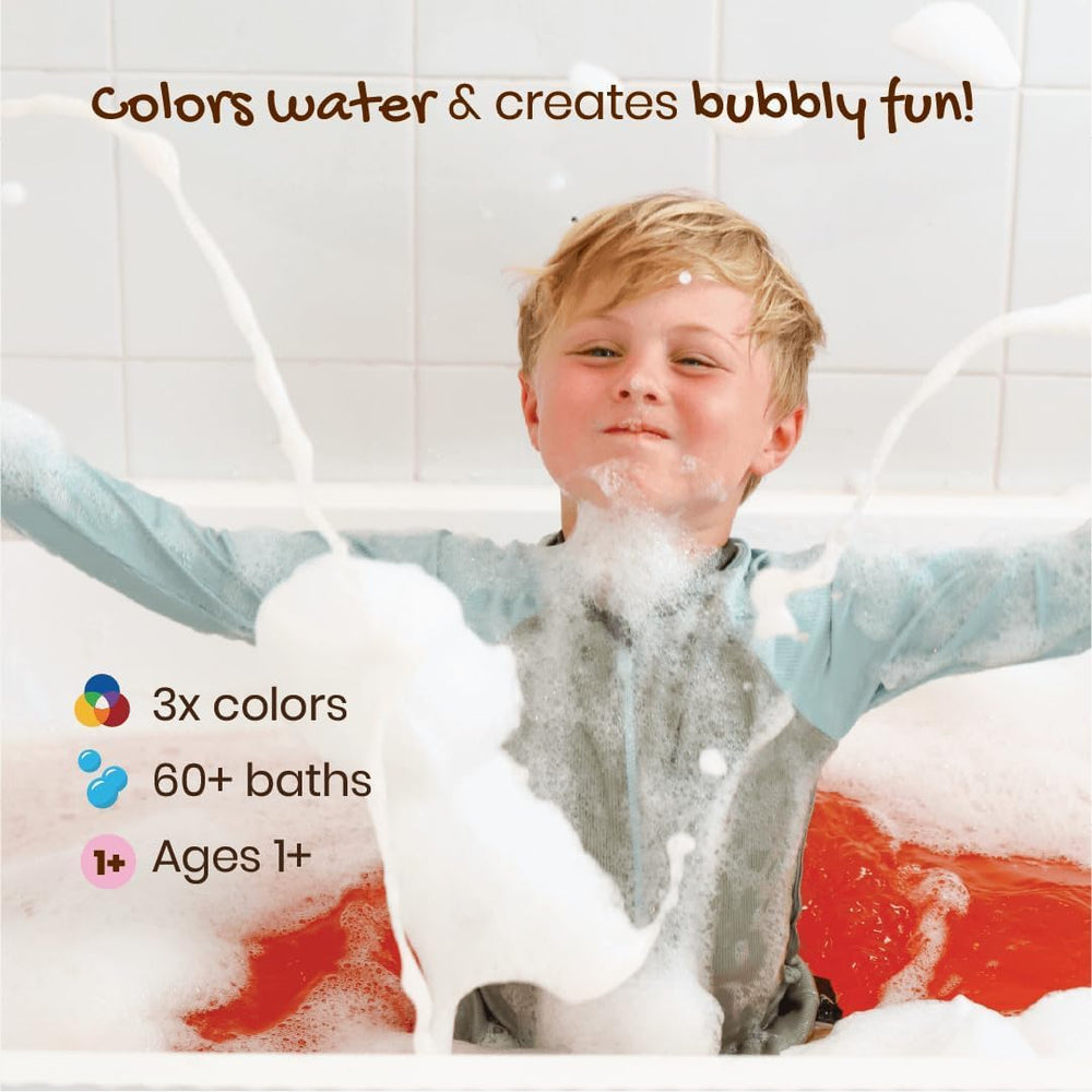 Honeysticks Bain bulles rouge : couleur vive et mousse luxuriante pour l'heure du bain.