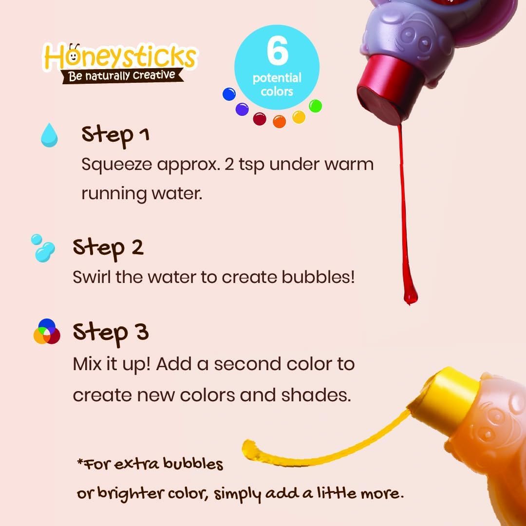 Honeysticks Qualité sûre : formule végétale non toxique pour les jeunes enfants.