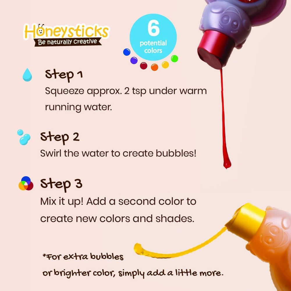 Honeysticks Qualité sûre : formule végétale non toxique pour les jeunes enfants.