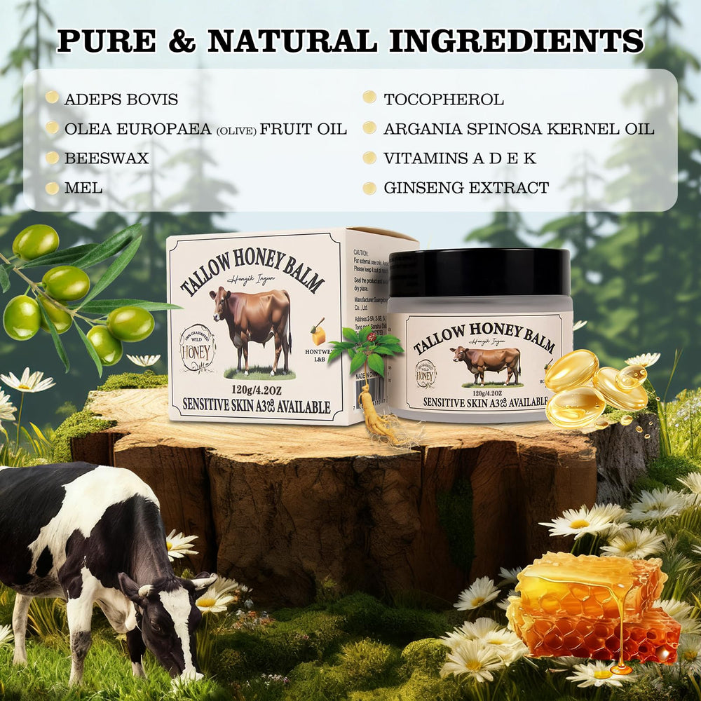 Texture fondante du baume HONGIK INGUN, application douce sur le visage.