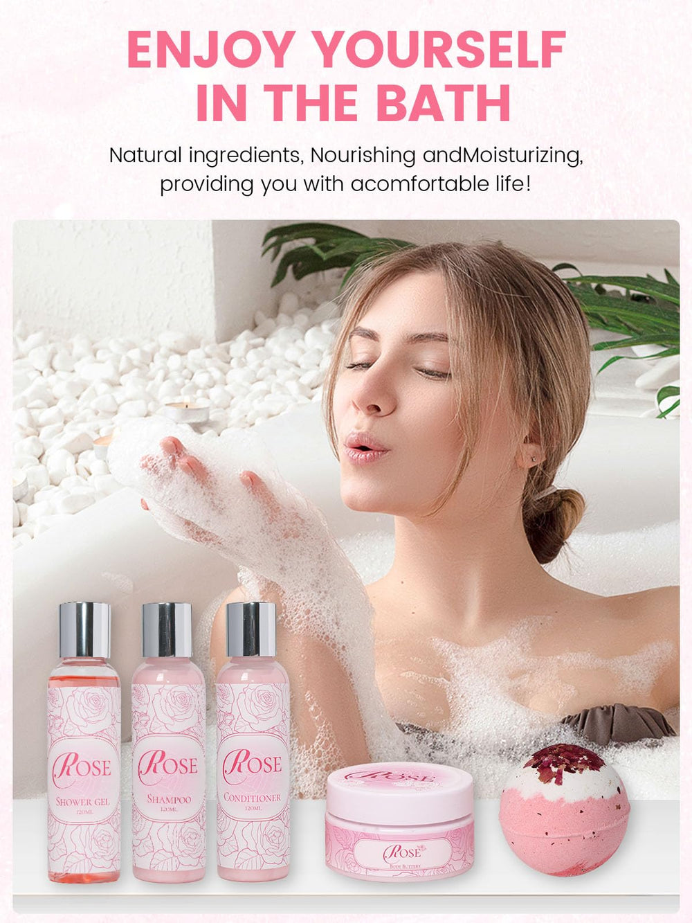 Crème mains rose honiitaa, hydratation ciblée pour les mains sèches.