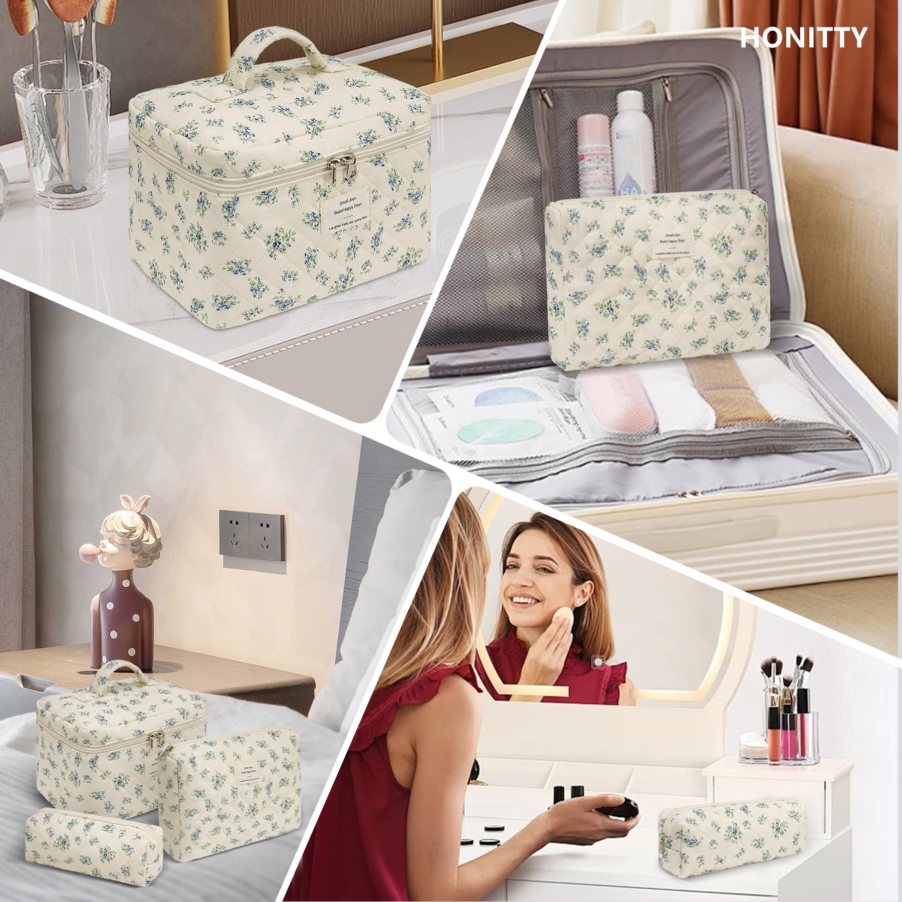Cadeau pratique honitty floral, idéal pour organiser quotidiennement et voyager