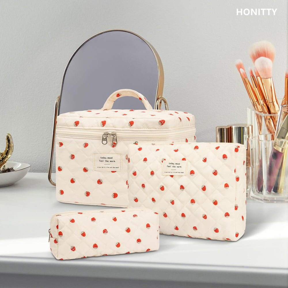 honitty etui florale voyage matelassé, style et fonctionnalité