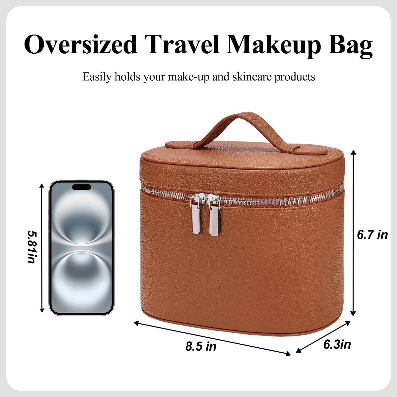 Honitty organisateur cosmétiques portable, idéal pour le voyage