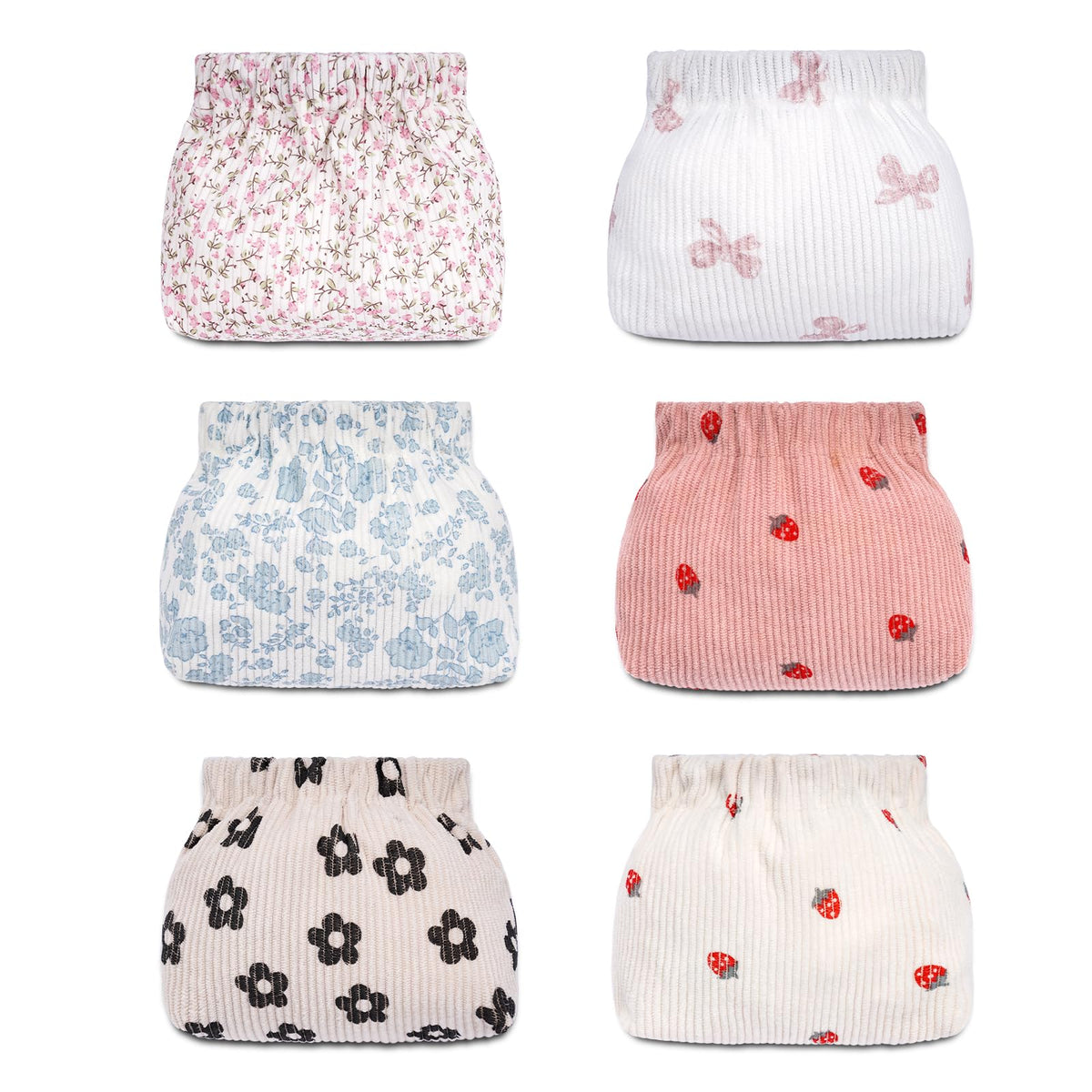 honitty pochette cosmétique en velours côtelé vue générale