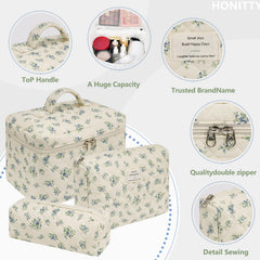 Trousse maquillage légère et portable honitty pour bagage à main