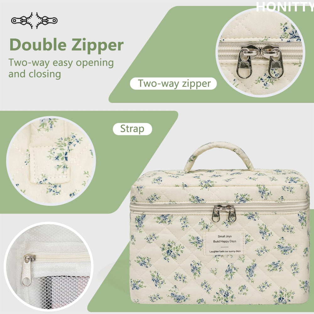 Trousse de voyage florale honitty, design tendance et résistante