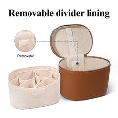 Honitty Trousse maquillage intérieur amovible, permet d’organiser selon vos habitudes.