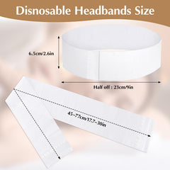 Bandeau HONLYNE maquillage visage, idéal pour les soins esthétiques.