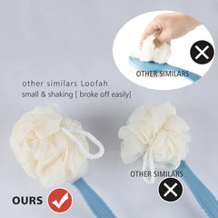 HONOMA brosse-douche utilisation humide sec offre flexibilité et confort.