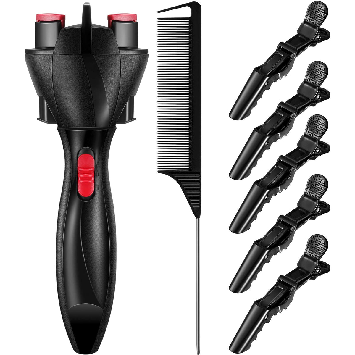 Honoson ensemble tressage-cheveux automatique 7 pieces facilite le coiffage rapide