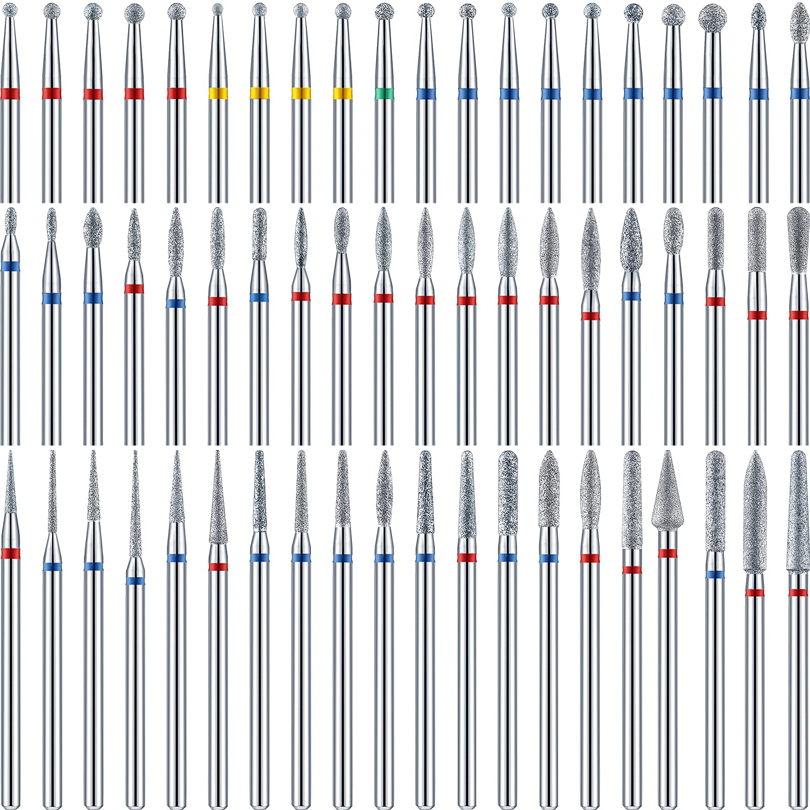 Honoson ensemble de forets diamant pour ongles, précision et polyvalence.