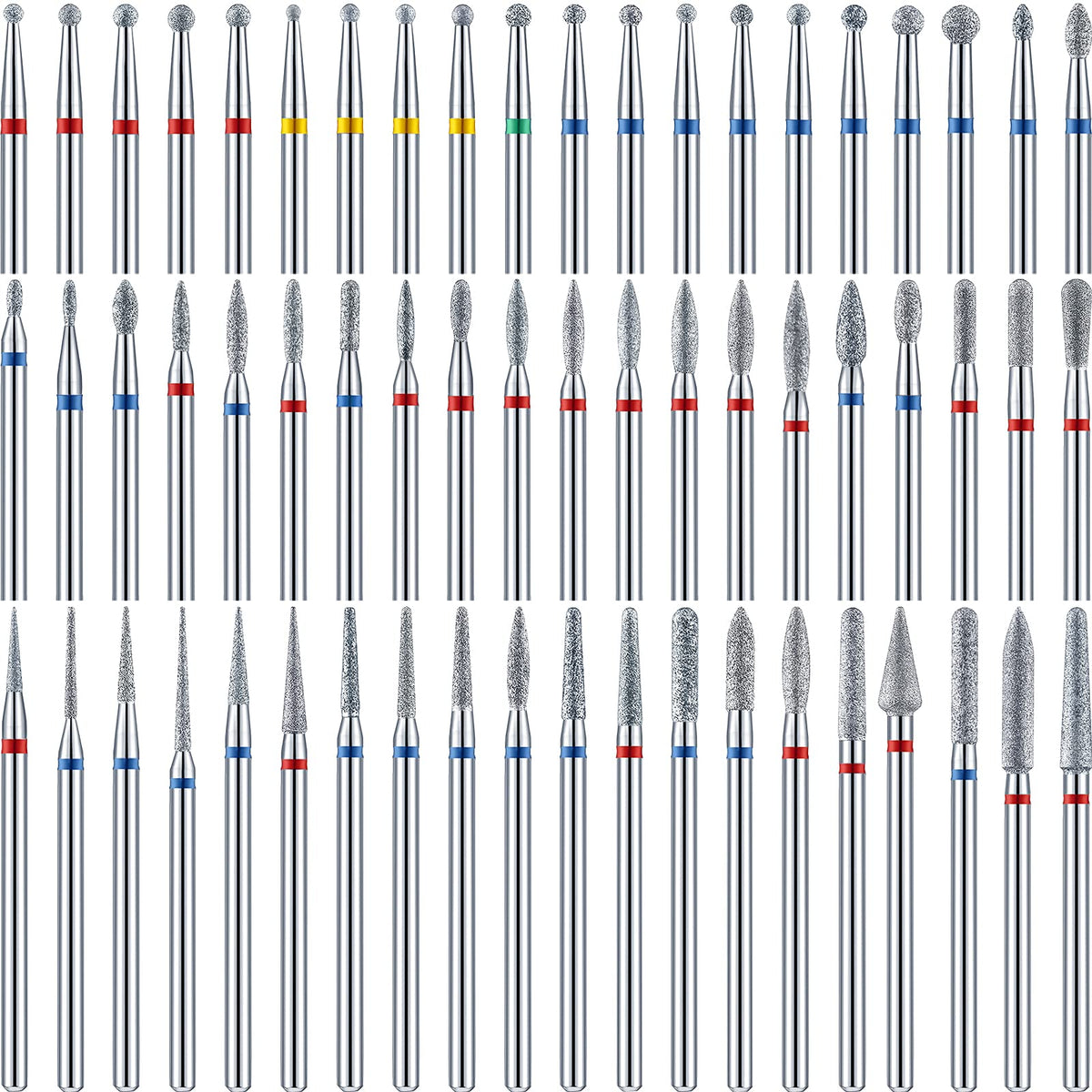 Honoson ensemble de forets diamant pour ongles, précision et polyvalence.