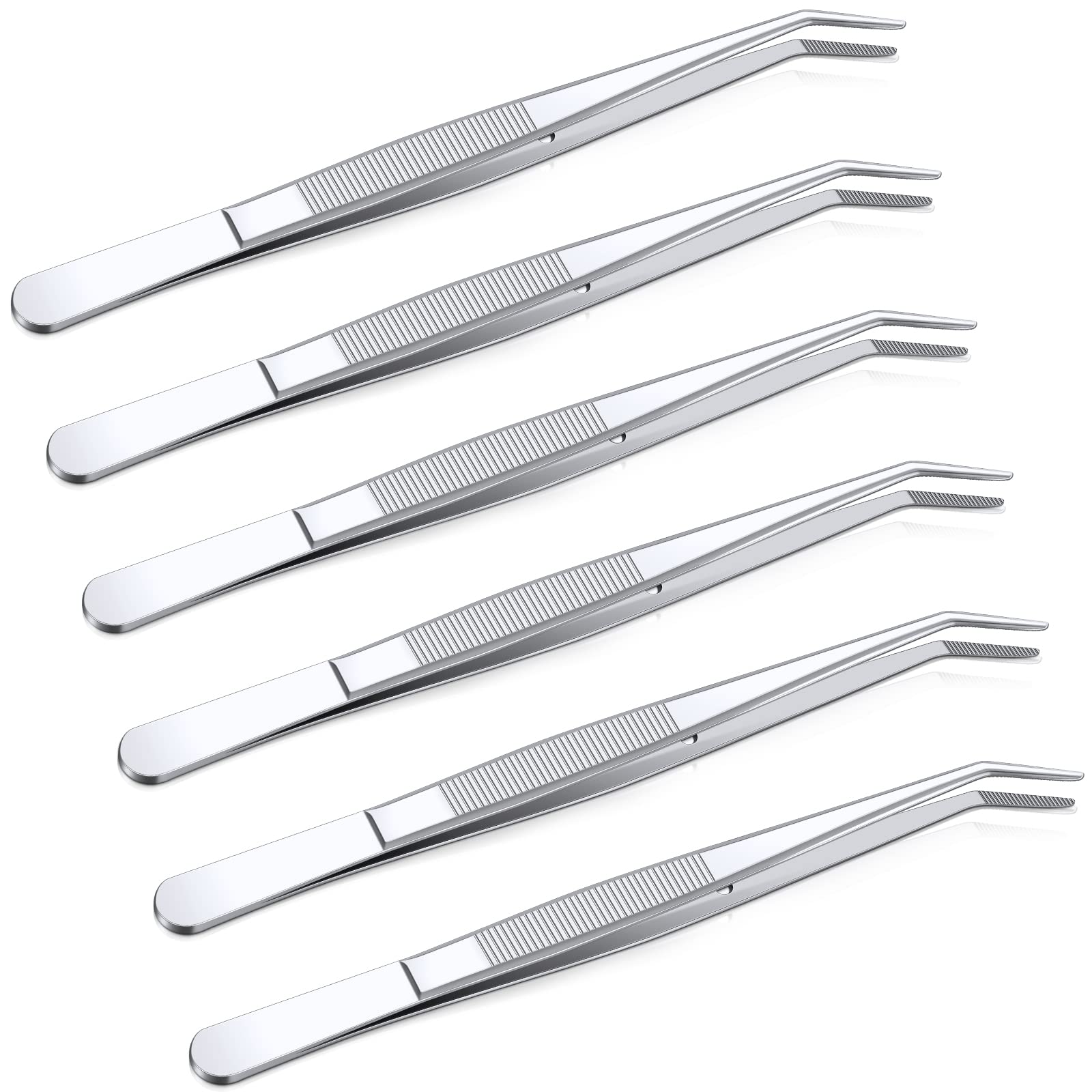Pinces Honoson à embout courbe, idéale pour guider et insérer dans des espaces restreints.