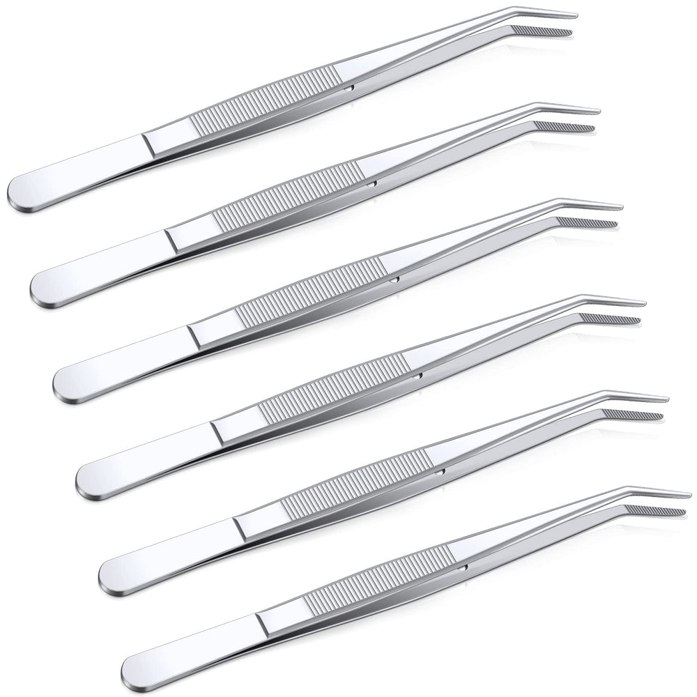 Pinces Honoson à embout courbe, idéale pour guider et insérer dans des espaces restreints.